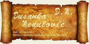 Dušanka Medulović vizit kartica